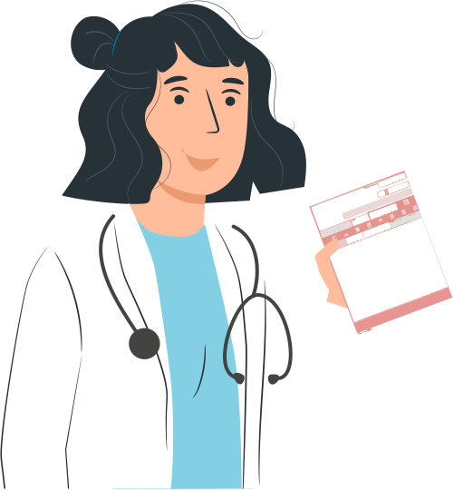 Doctor with prescription