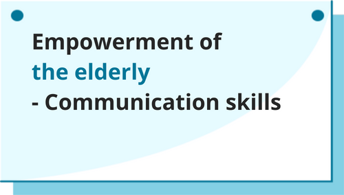 wp4-module3 Empowerment of the elderly